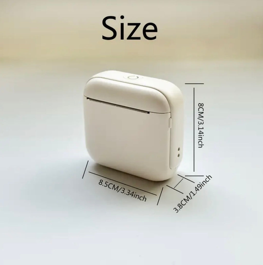 Mini Bluetooth Thermal Printer – Portable Inkless Photo Printer