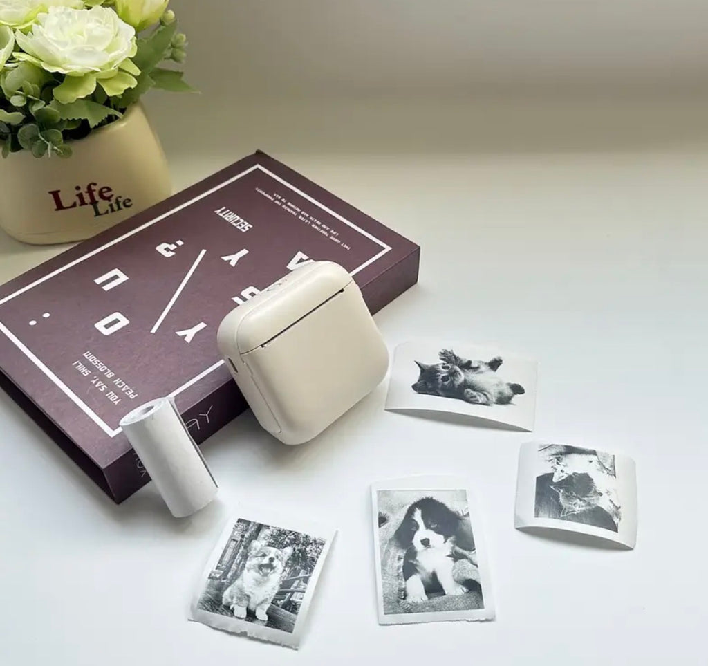 Mini Bluetooth Thermal Printer – Portable Inkless Photo Printer